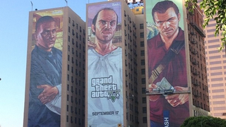 The Largest <em>Grand Theft Auto V</em> Ad Stares Down The Streets Of L.A.